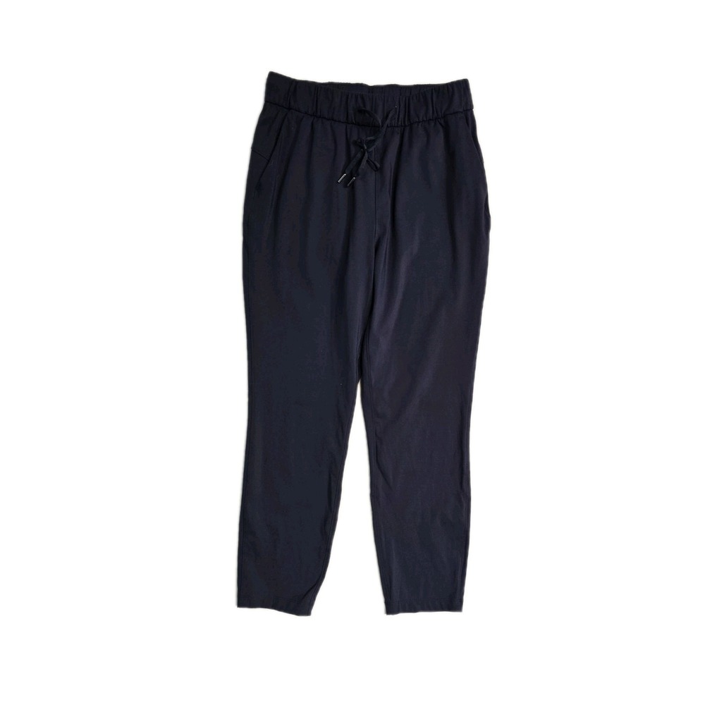 crazy yoga Joggers Navy Blue M Drawstrings Pockets Women's